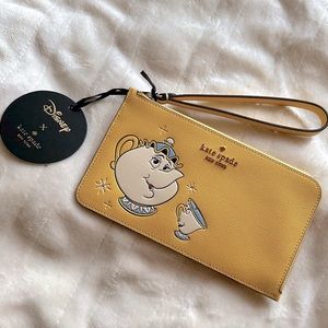 NWT Disney X Kate Spade New York Beauty And The Beast Wristlet